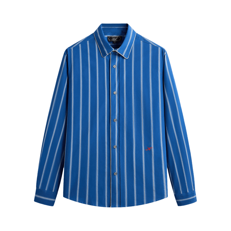 Kith Striped Poplin Georgie Shirt 'Excellence'