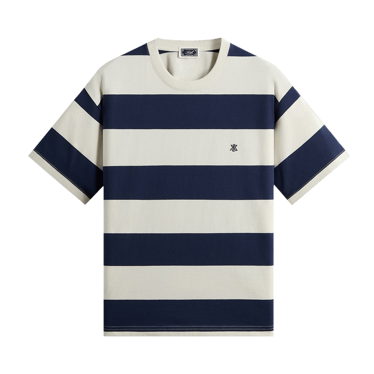 Kith Stripe Alex Ii Boxy Tee 'Sandrift'