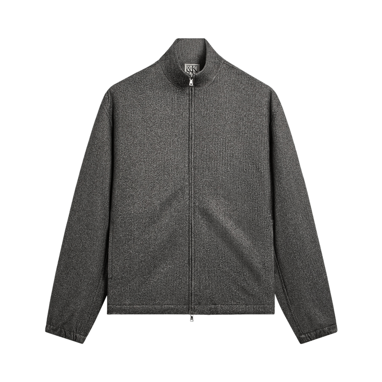 Kith &Kin Flannel Jersey Stephen Track Jacket 'Charcoal Heather'