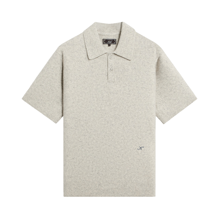 Kith Boucle Tobey Polo 'Light Heather Grey'