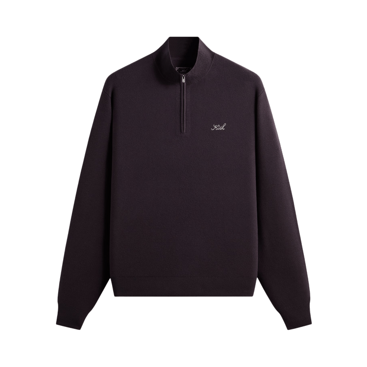 Kith Harmon Quarter Zip Mock Neck 'Carbon'