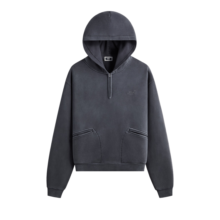 Kith Wilder Quarter Zip Hoodie 'Void'
