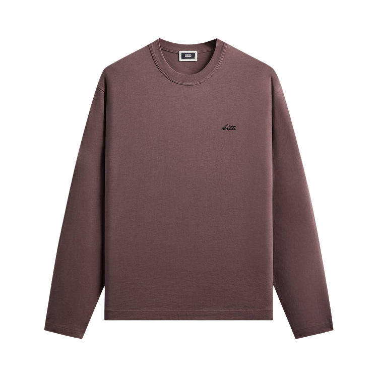 Kith Long Sleeve Alex Boxy Tee 'Matrix'