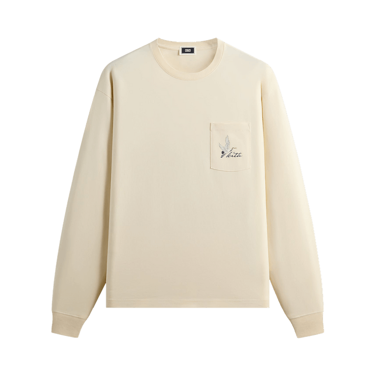 Kith Crane Horizon Long Sleeve Pocket Tee 'Sandrift'