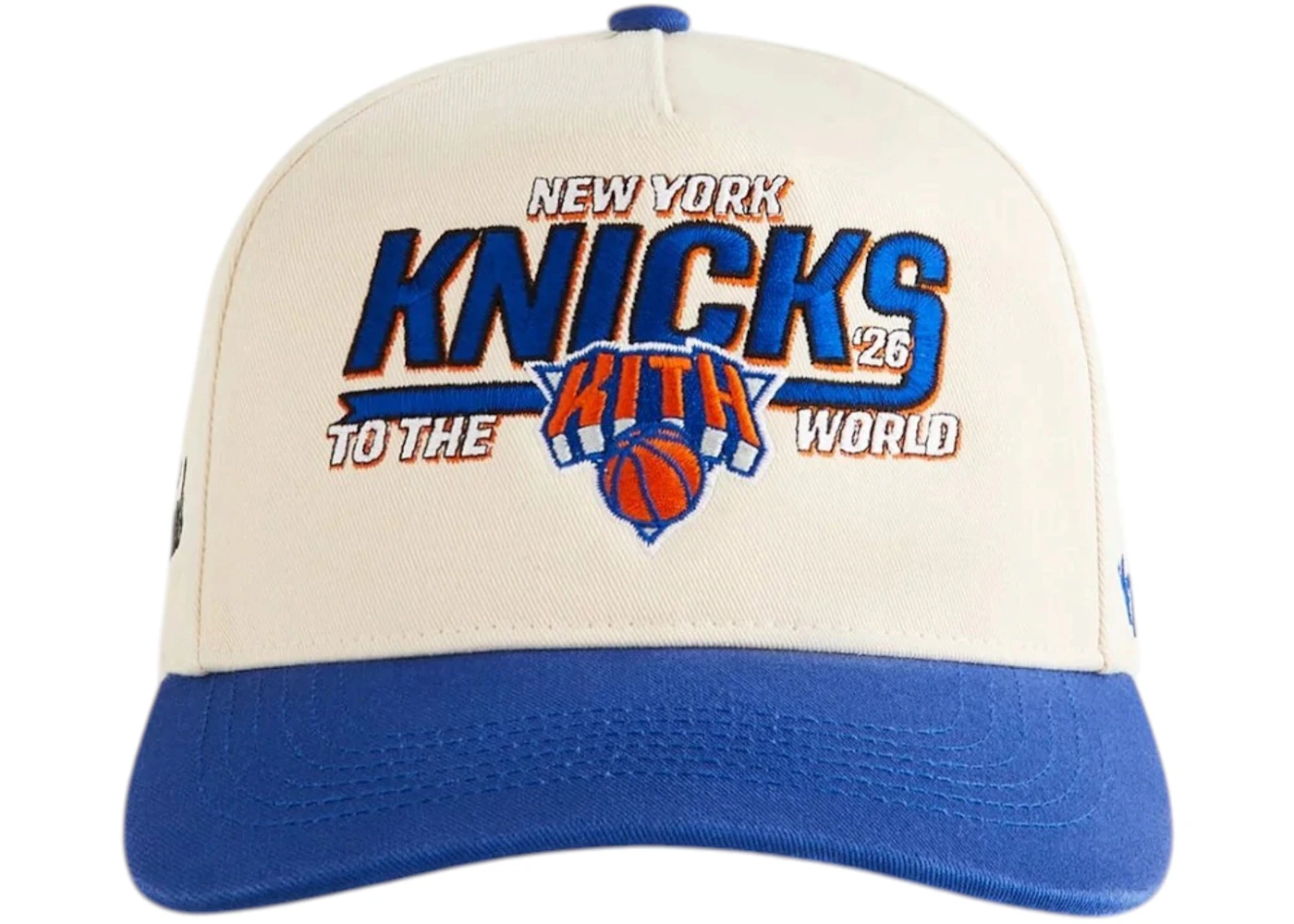 Kith x 47 Brand x New York Knicks 2026 Finals Hitch Snapback Sandrift
