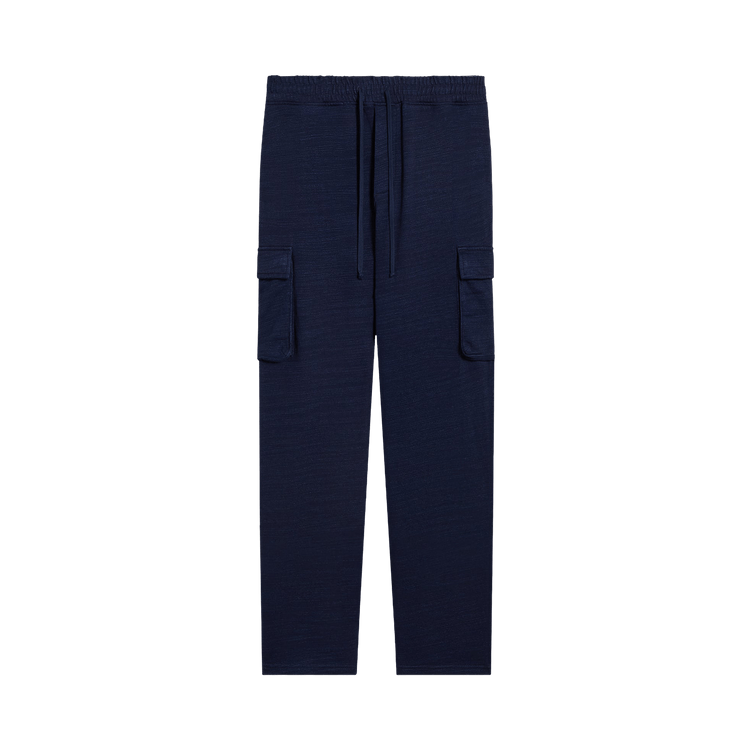 Kith Indigo Fleece Bryson Cargo Sweatpant 'Raw Indigo'