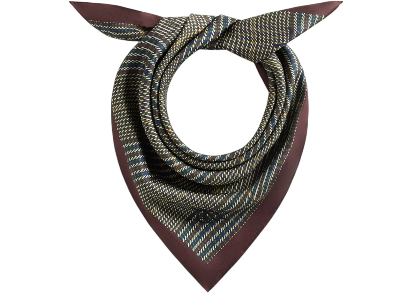 Kith Printed Silk Scarf Kindling