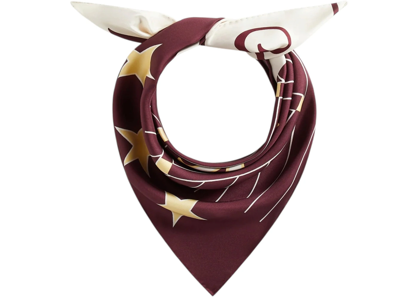 Kith Printed Silk Scarf Magma