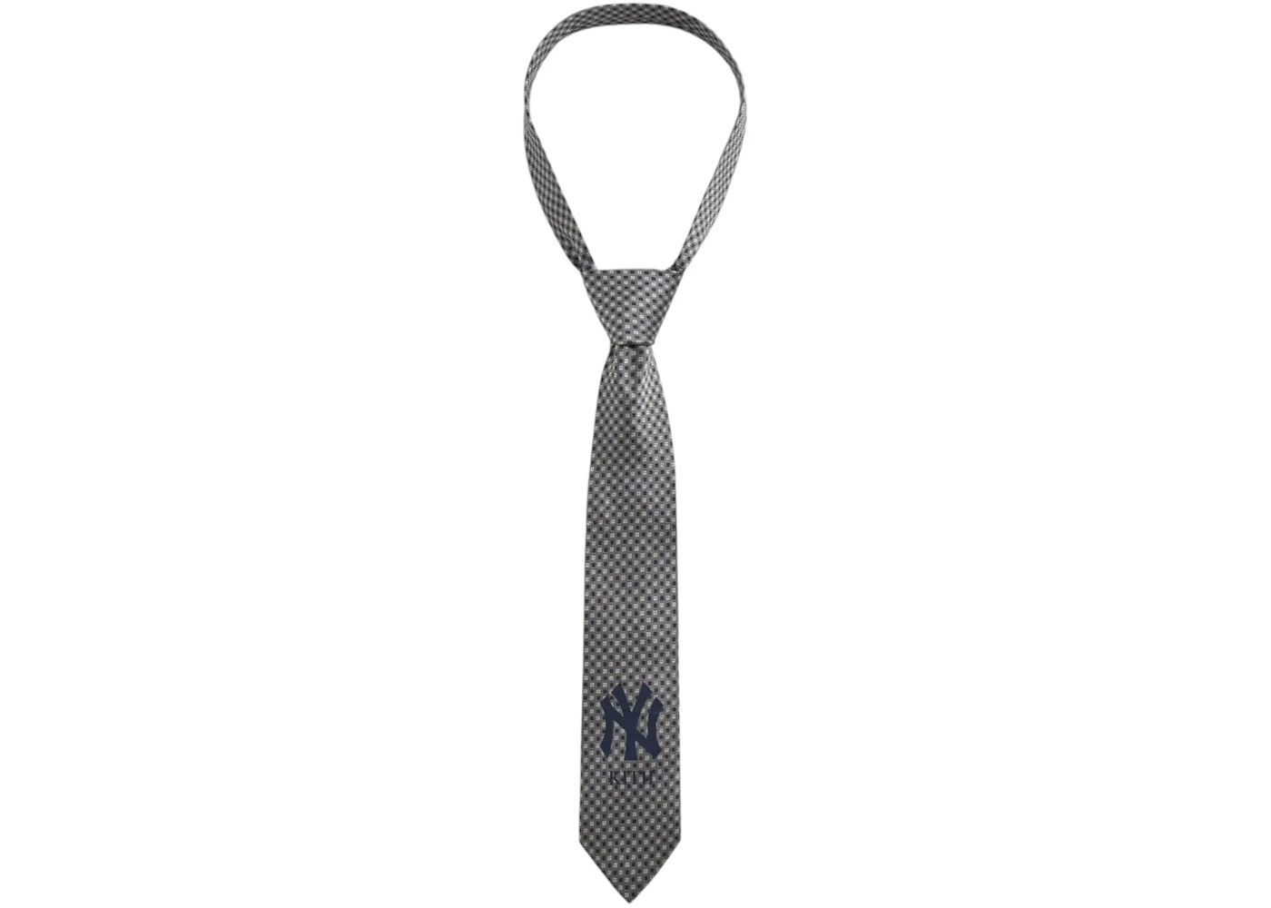 Kith x New York Yankees Silk Foulard Tie Skyscraper