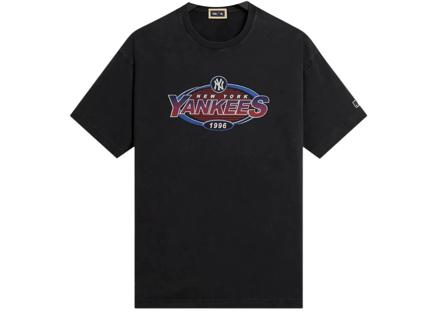Kith x New York Yankees Retro Vintage Tee Black
