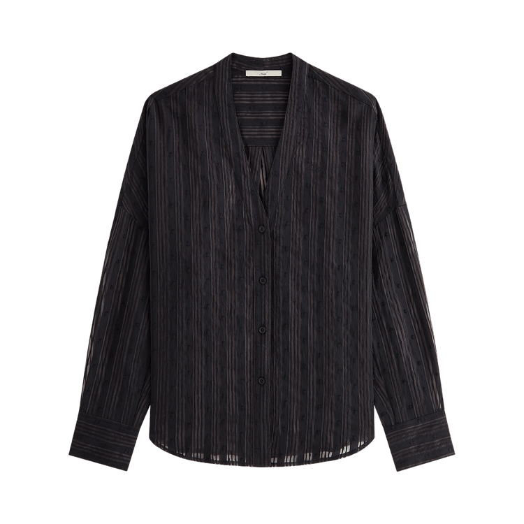 Kith Women Carmyn Sheer Cardigan Shirt 'Black'