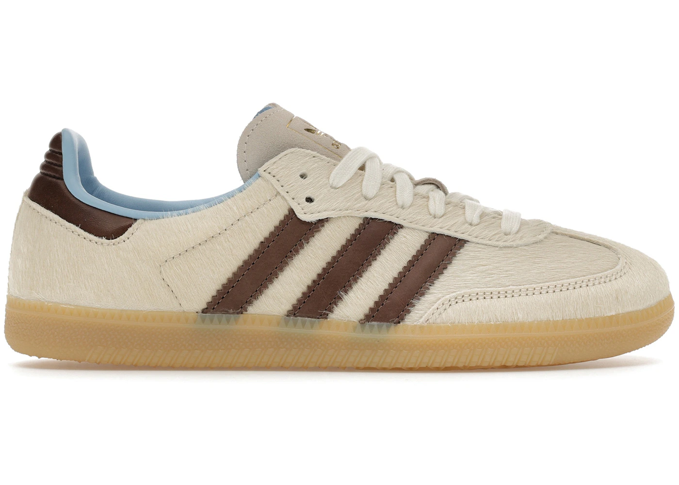 adidas Samba OG Cream White Earth Strata Pony Hair (Women's)