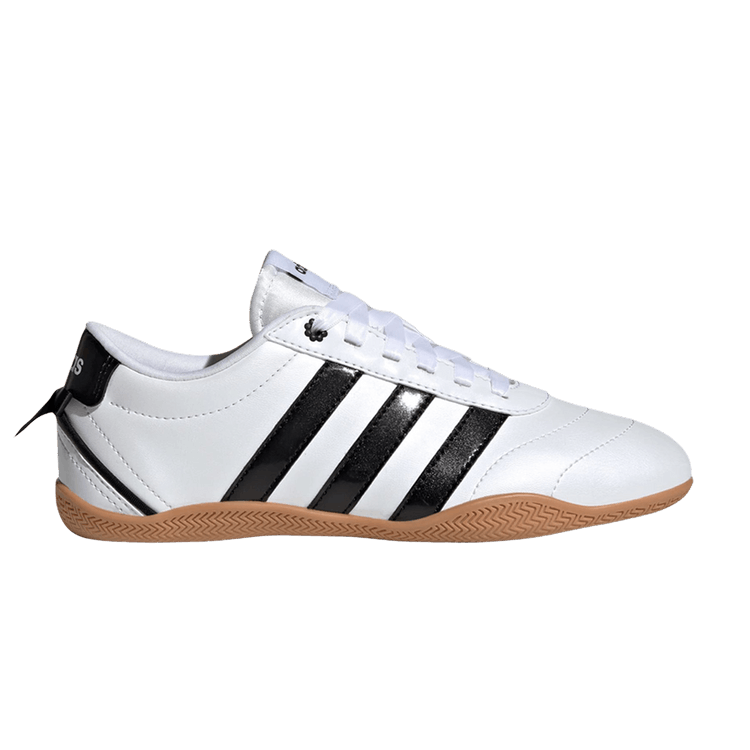 adidas Grand Court Lo Big Kid 'Cloud White Core Black Hi-Res Yellow'