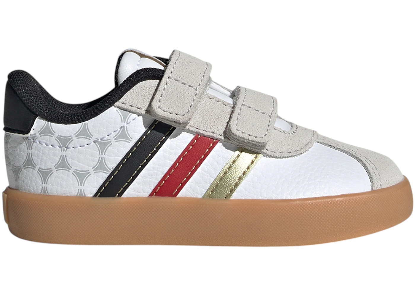 adidas VL Court 3.0 CF White Black Red Gold Metallic (TD)