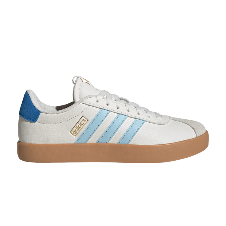 adidas Wmns VL Court 3.0 'Core White Ice Blue Gold Metallic'