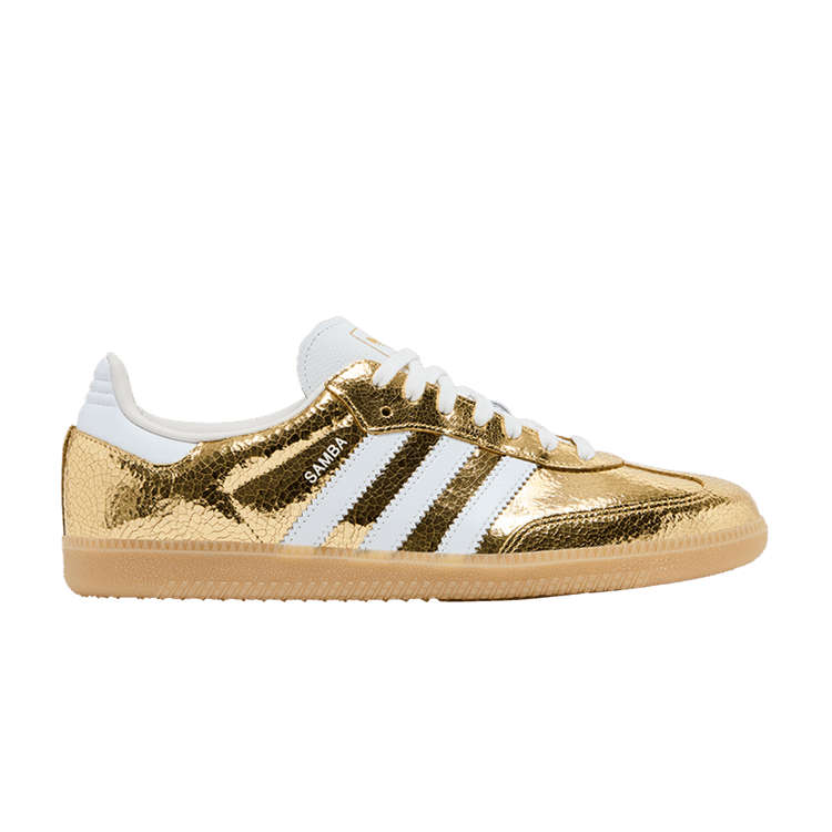 adidas Wmns Samba OG 'Cracked Metallic Pack - Gold'