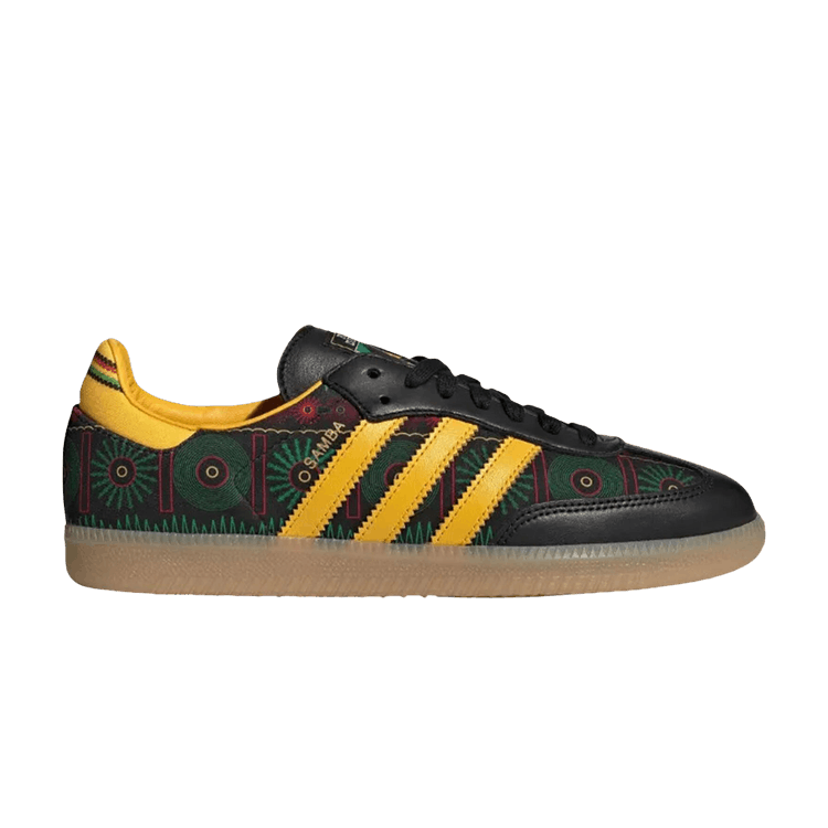 Bob Marley x adidas Samba 'Black Yellow Gum'