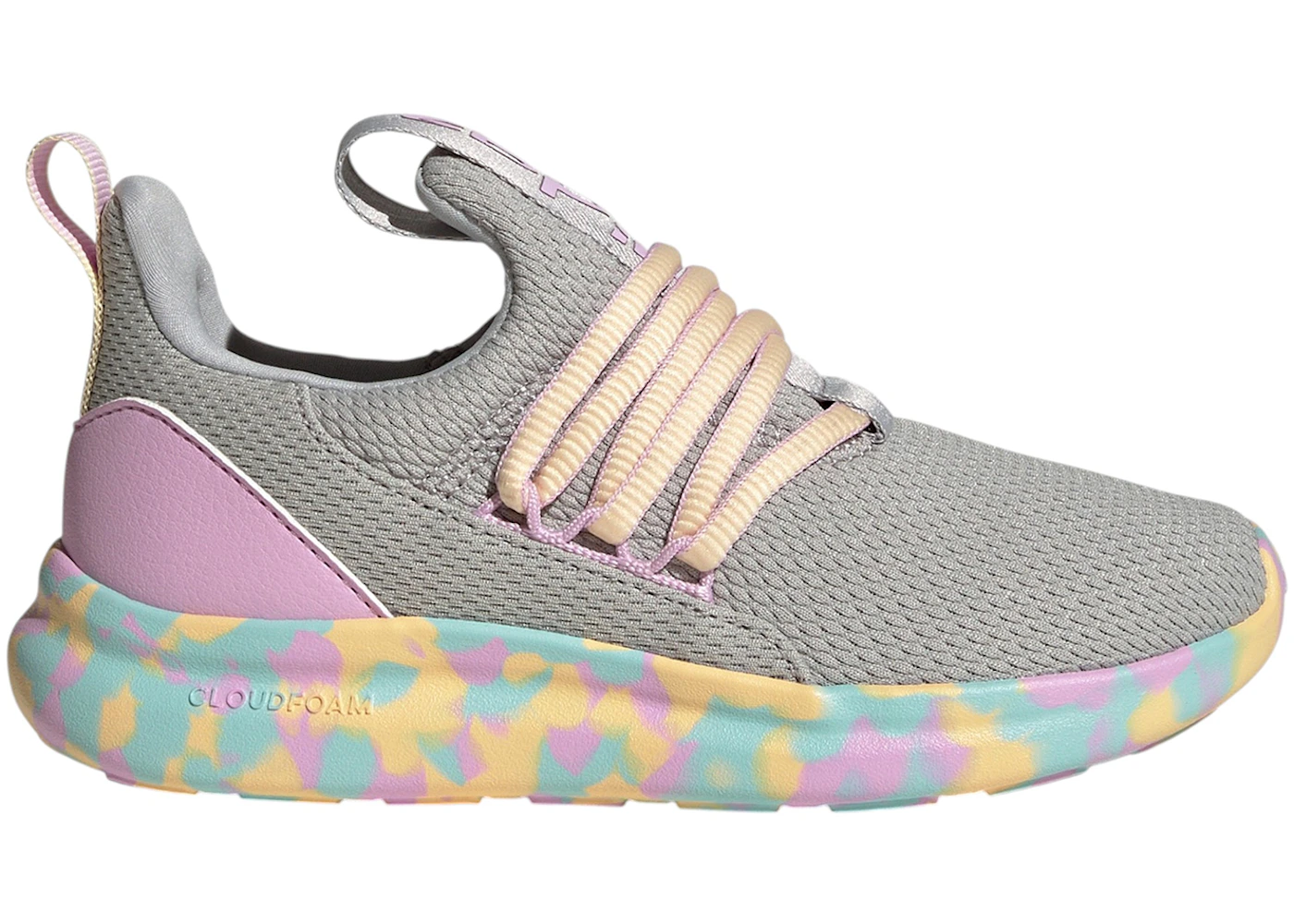 adidas Lite Racer Adapt 7.0 Grey Orange Tint Bliss Lilac (GS)