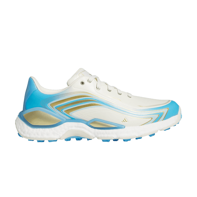 adidas Codechaos Messi Spikeless Golf 'Ivory Gold Metallic Semi Blue Burst'