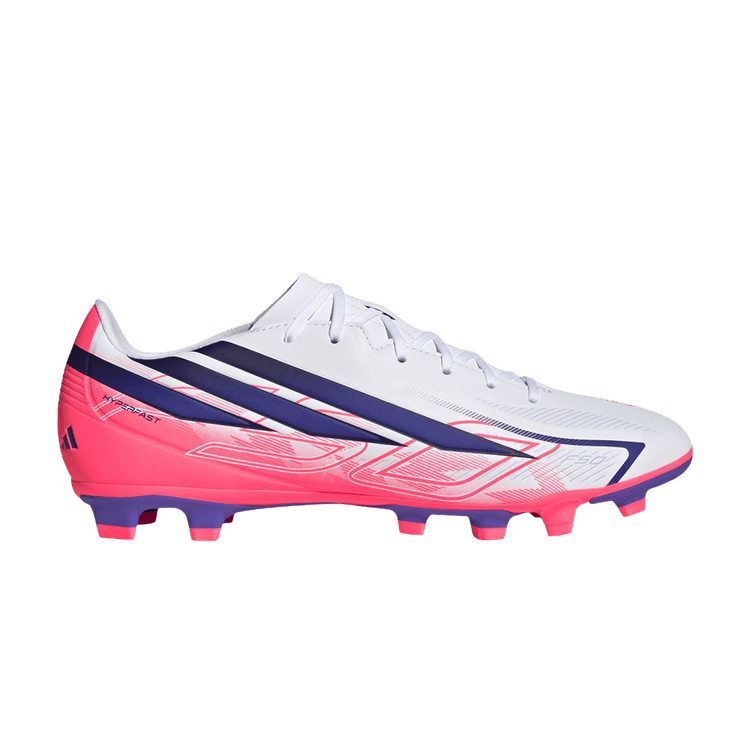 adidas F50 Hyperfast Club FG/MG 'Cloud White Solar Purple'