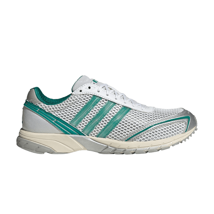 adidas Wmns Adizero Adios OG 'Silver Metallic Core Black Power Green'