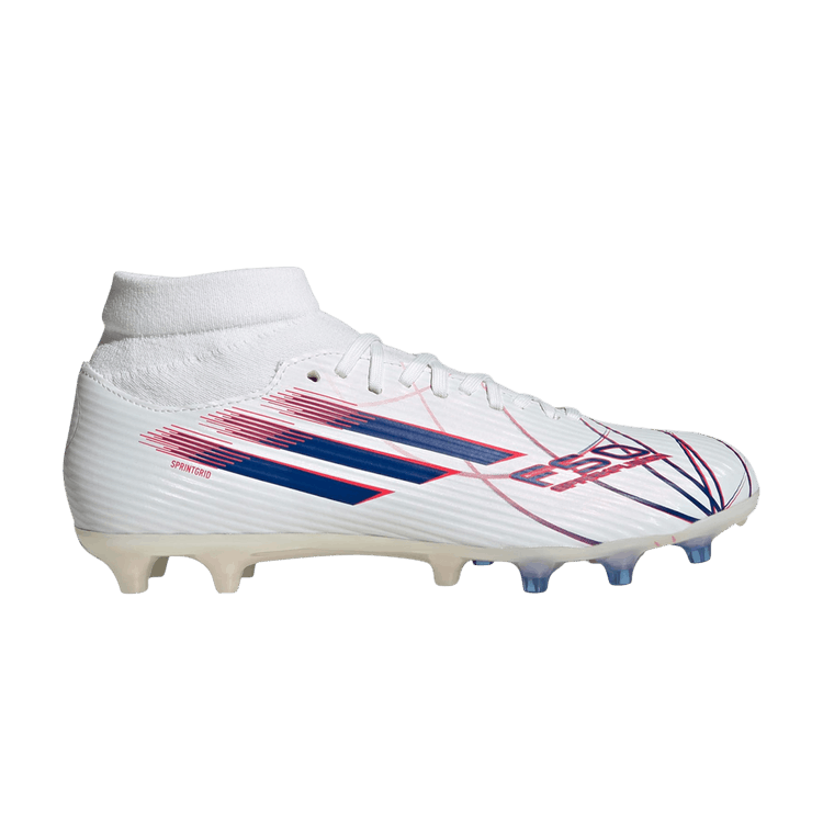 adidas Wmns F50 Sparkfusion League Mid FG AG 'Cloud White Royal Blue Lucid Red
