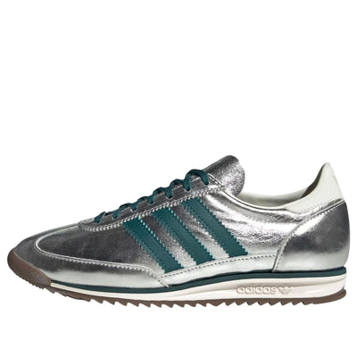 (WMNS) adidas SL 72 'Silver Metallic Rich Green Off White'