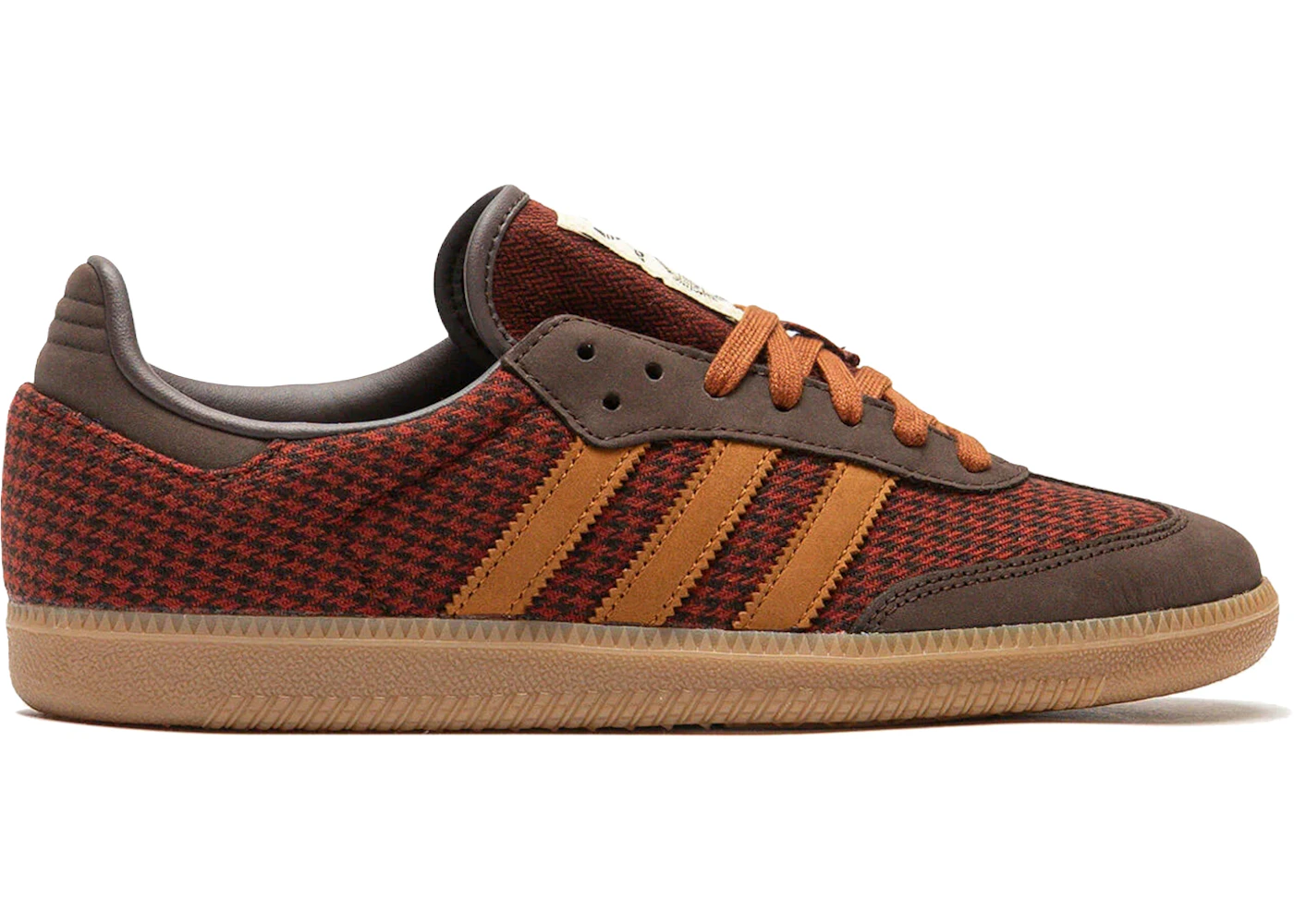 adidas Samba OG Houndstooth Aurora Coffee Burnt Sienna