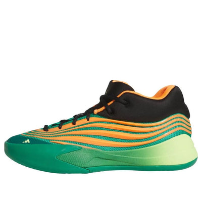 adidas Dame X 'Court Green Lucid Orange Frozen Lemon'