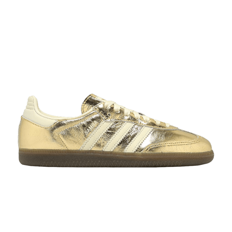 adidas Wmns Samba OG 'Gold Metallic Offhite Gum'