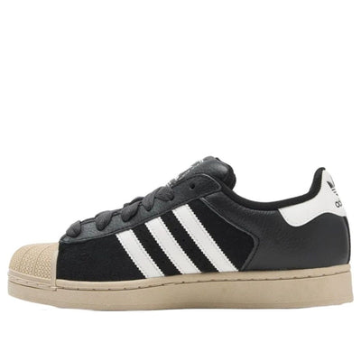 adidas Superstar II 'Black White Khaki Three'