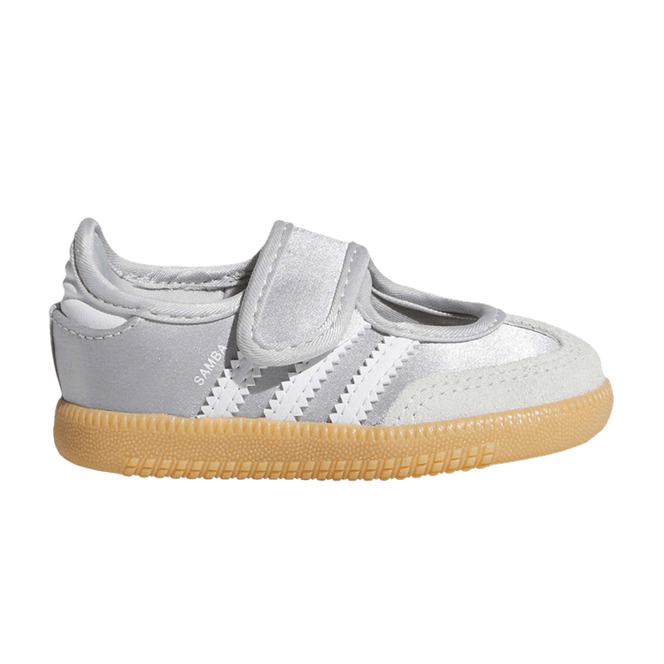 adidas Samba Jane J 'Silver Metallic Cloud White Gum'