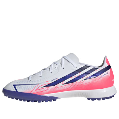 (GS) adidas F50 Hyperfast League TF 'Cloud White Solar Purple'