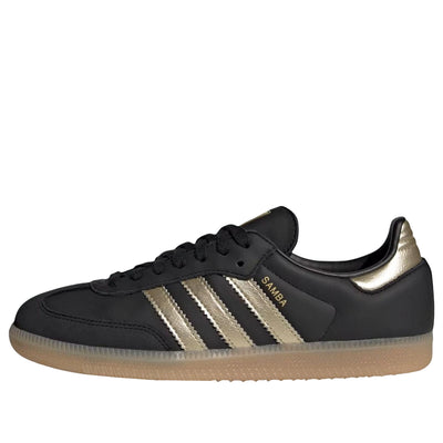 (WMNS) adidas Samba OG 'Core Black Thermal Chrome'