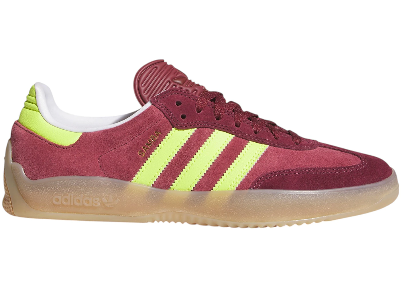adidas Puig Samba Maroon Semi Solar Yellow