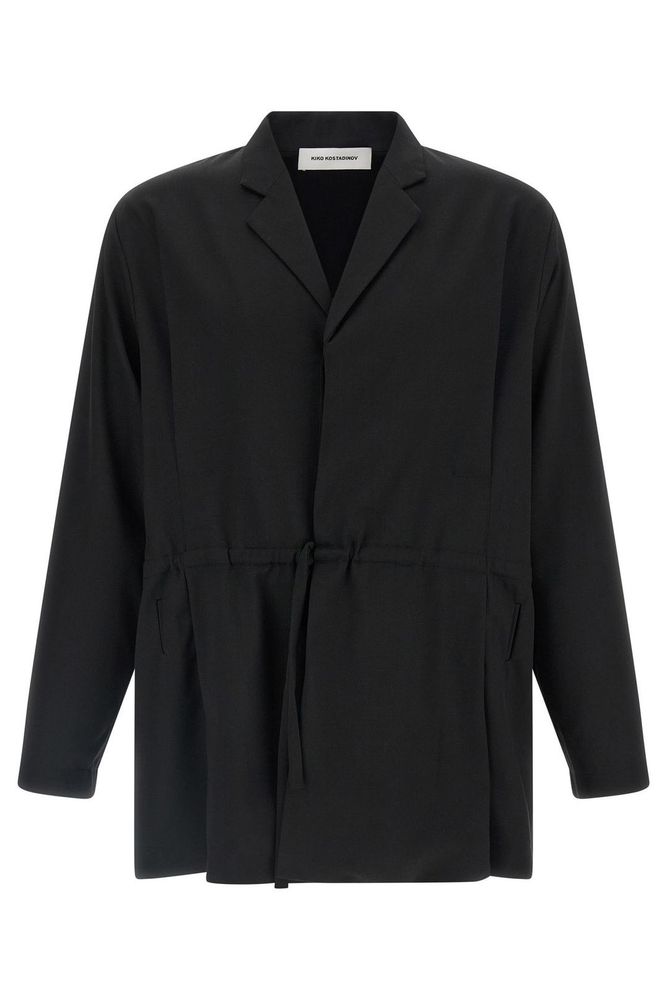 Kiko Kostadinov Laan Drawstring Waist Blazer