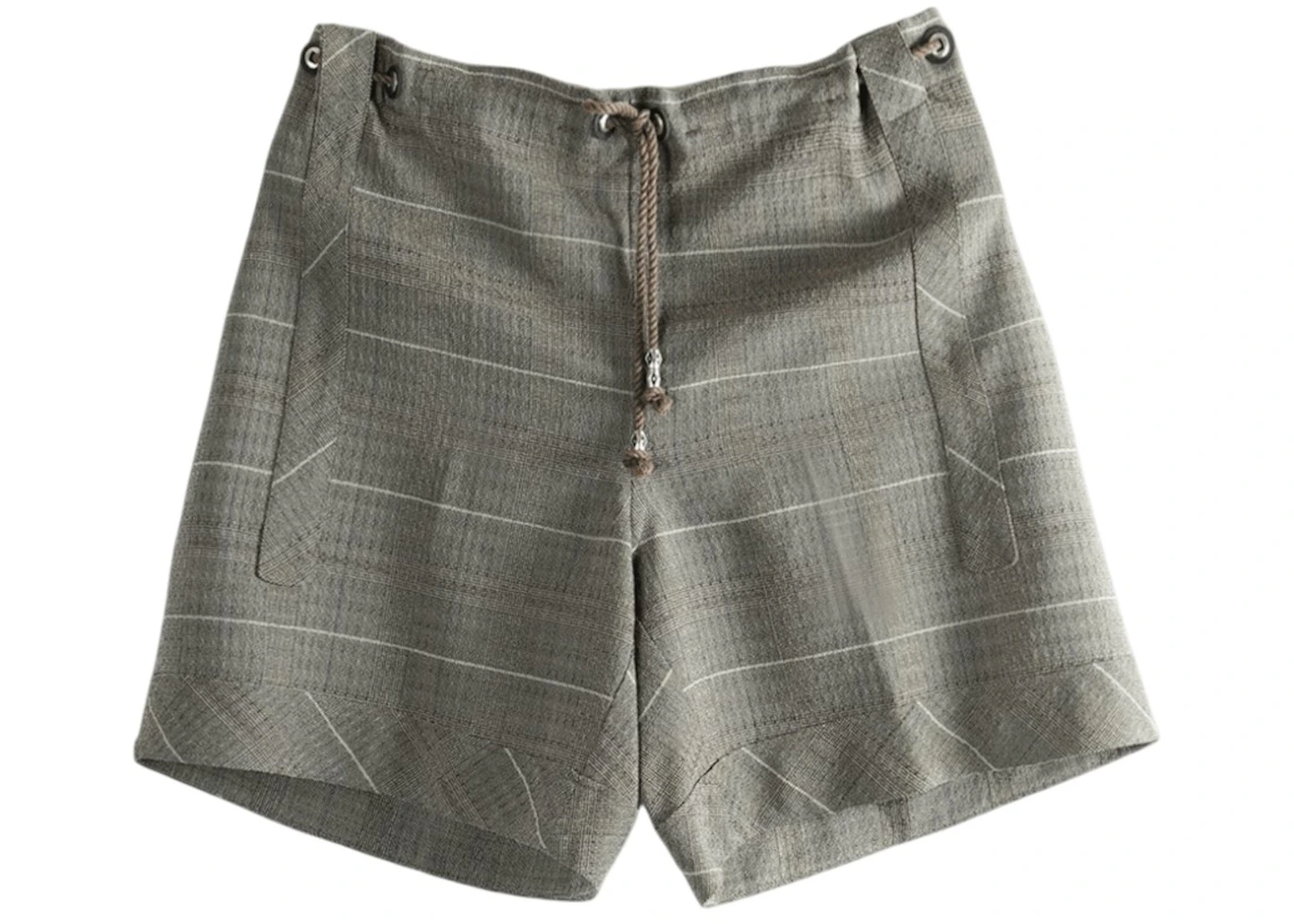 Kiko Kostadinov Mosaic Check Kyan Shorts Black
