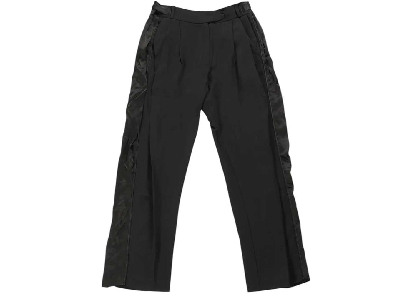 Kiko Kostadinov Women's Cauda Pleated Trouser Space Black/Glossy Black
