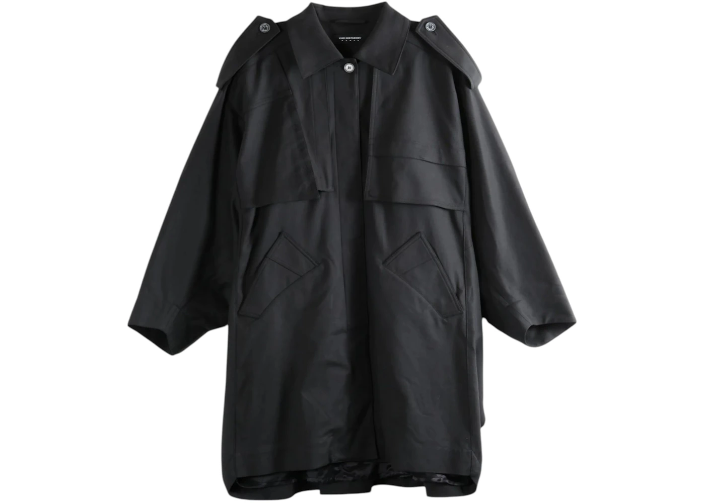 Kiko Kostadinov Women's Statsinger Coat Washed Anthracite