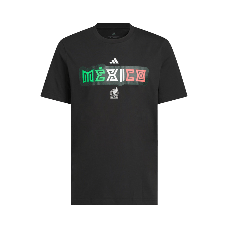 Adidas World Cup 26 Mexico Home Graphic Tee 'Black'