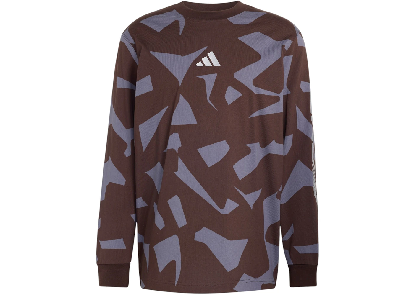 adidas Amg Camo L/S Top Aurora Coffee/Aurora Onix