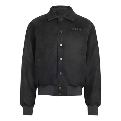 adidas Munich 93 Pleather Jacket Asia Sizing 'Utility Black'