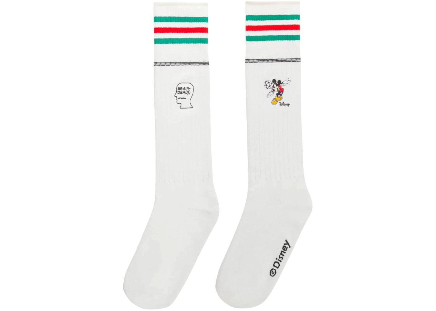 adidas x Brain Dead x Disney Socks Chalk White
