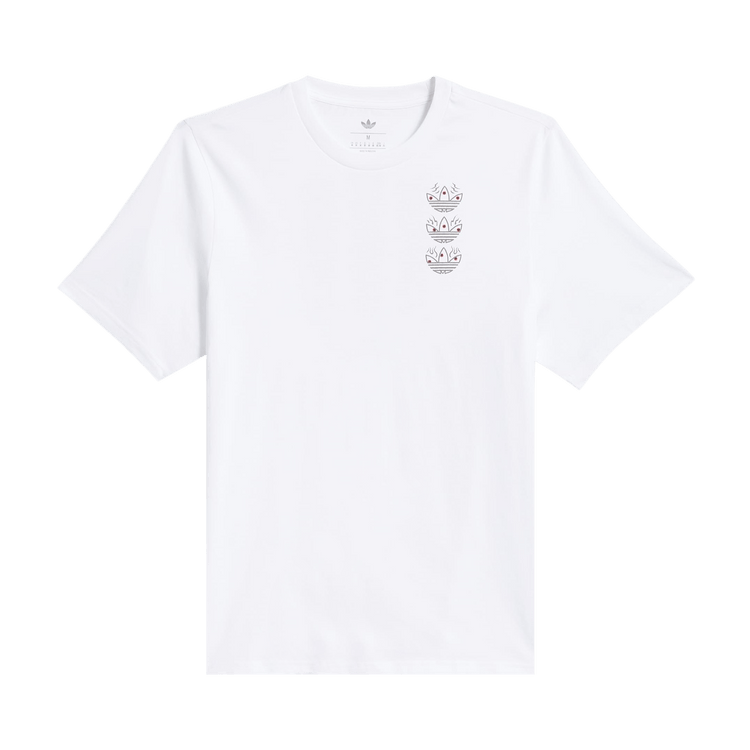 Adidas Skateboarding x Temple Of Curb Tee 'White/Multicolor'