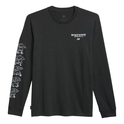 adidas Skateboarding x Temple of Skate No Comply Long Sleeve T-Shirt Asia Sizing 'Black'