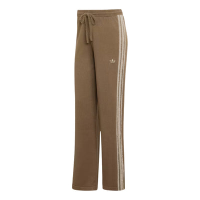 (WMNS) adidas Knitted Firebird Track Pant Asia Sizing 'Branch Silver Pebble'