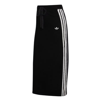 (WMNS) adidas Knitted Skirt Asia Sizing 'Black White'