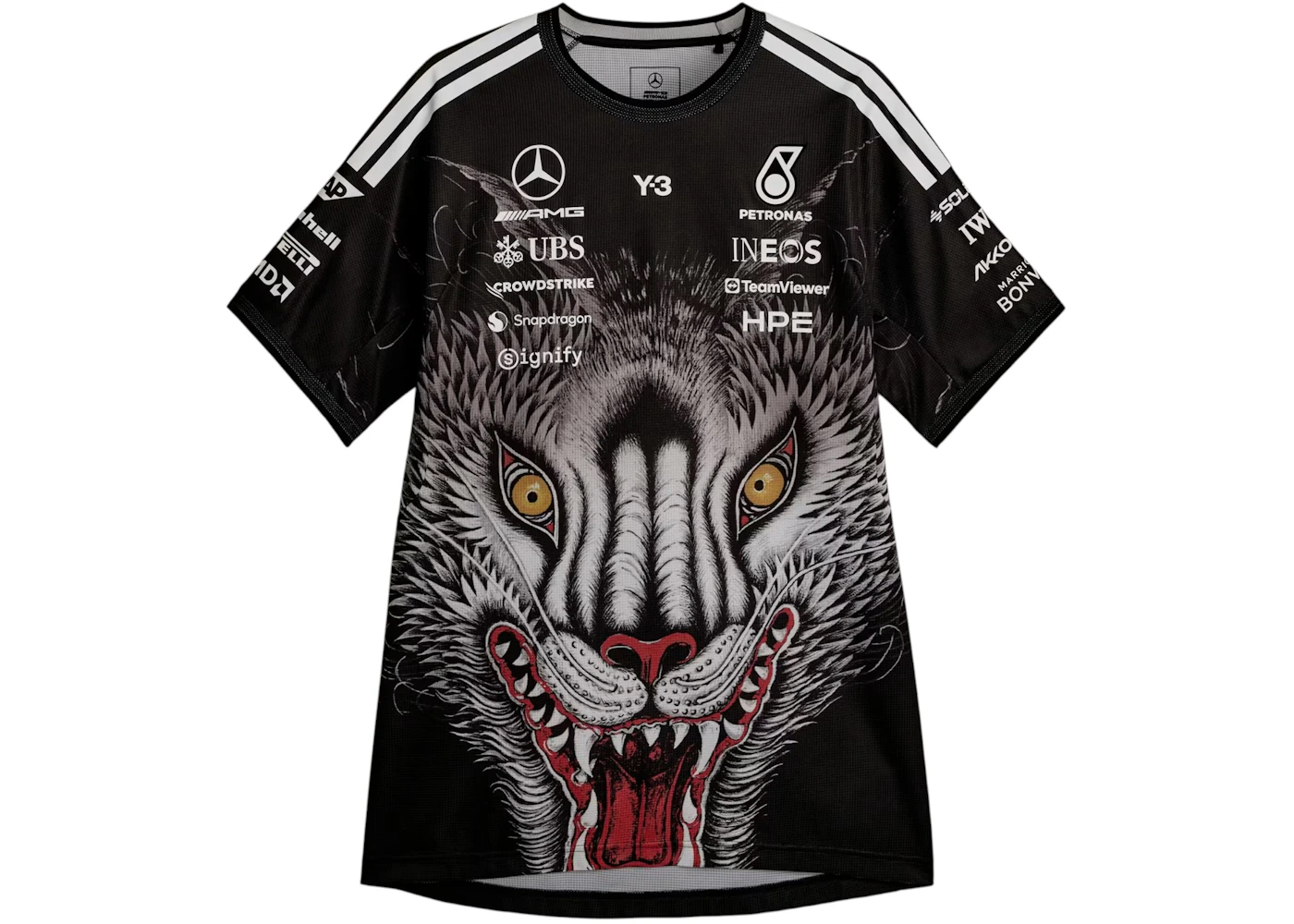 adidas x Y-3 Mercedes Amg Petronas Formula 1 Driver Jersey Black