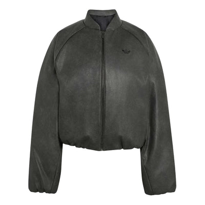 (WMNS) adidas Cropped Jacket Asia Sizing 'Black'