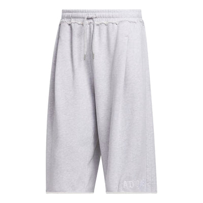 adidas Graphic Sweatshorts Asia Sizing 'Light Grey Heather'